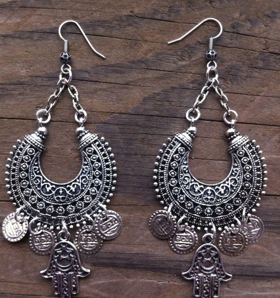 Moroccan Tuareg Berber Handcrafted Geometric Earrings