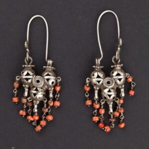 Moroccan Tuareg Berber Geometric Pattern Earrings