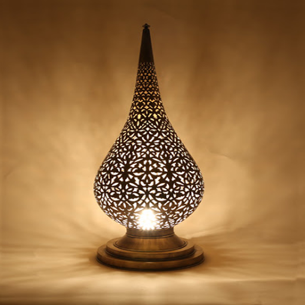 Handmade Moroccan Silver Metal Pendant Floor Lamps 127