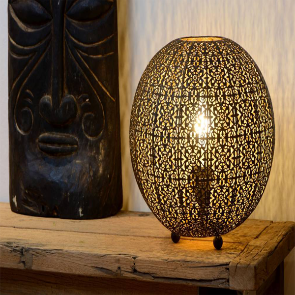 Moroccan Silver Metal Artisan Floor Lamps - Handmade Vintage Pendant Lighting