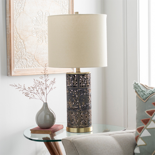 Moroccan Silver Floor Lamp for Vintage Charm