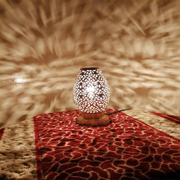 Captivating Moroccan Silver Floor Lamp - Handmade, Versatile & Timeless