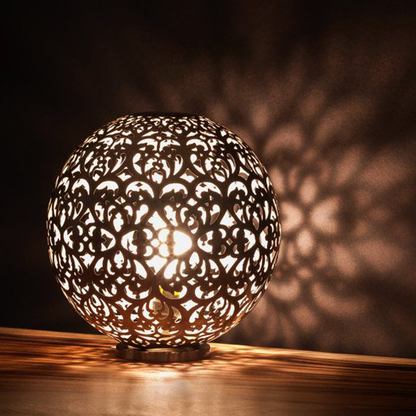 Exquisite Handmade Moroccan Silver Floor Lamps - Vintage Charm for Indoor/Outdoor Settings