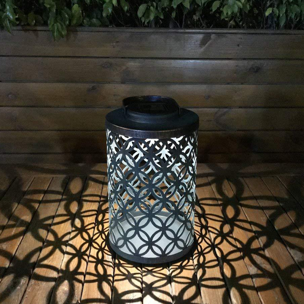 Moroccan Silver Metal Floor Lamp | Vintage Charm & Durability