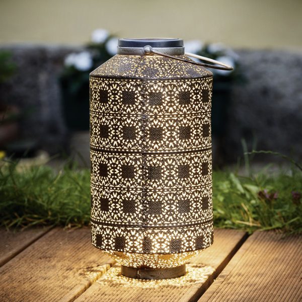 Moroccan Handcrafted Silver Metal Floor Lamp | Vintage Design