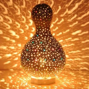 Handcrafted Moroccan Silver Metal Floor Lamp