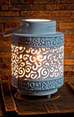 Moroccan Silver Floor Lamp | Vintage Charm and Elegance