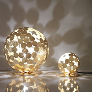 Moroccan Silver Floor Lamp - Handcrafted Elegance