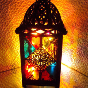 Moroccan Silver Metal Pendant Lamp - Vintage Charm & Elegance