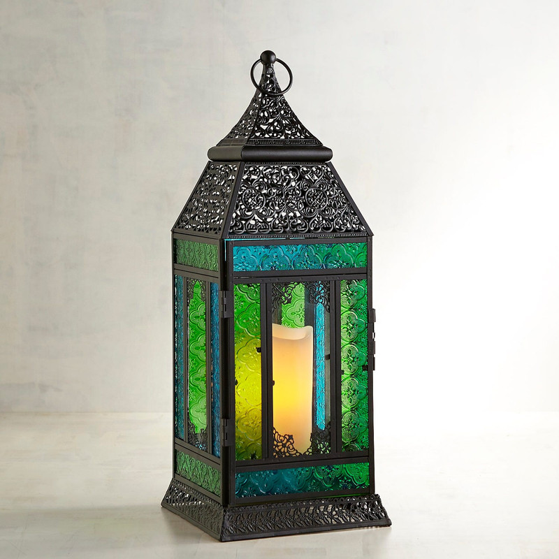 Moroccan Silver Handcrafted Floor Lamp - Vintage Charm & Timeless Elegance