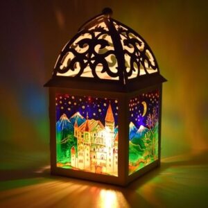 Moroccan Silver Metal Pendant Floor Lamp