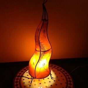 Moroccan Silver Pendant Floor Lamp | Handmade Metal Light