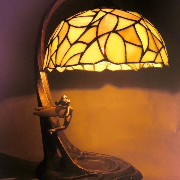 Moroccan Silver Metal Floor Lamp - Handcrafted Vintage Illumination