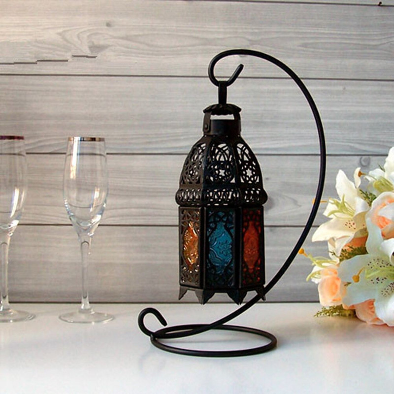 Moroccan Handmade Metal Floor Lamp - Vintage Charm & Intricate Design