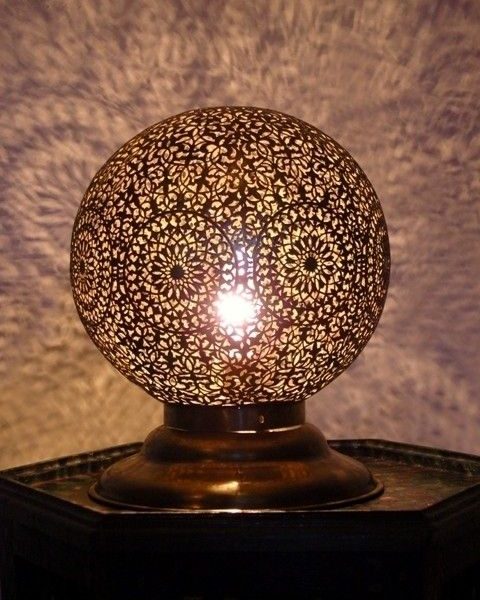 Moroccan Handcrafted Silver Metal Floor Lamps - Elegant Indoor & Outdoor Lighting