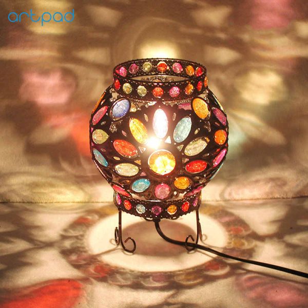 Elegant Handcrafted Silver Moroccan Floor Lamp - Vintage Charm & Durability