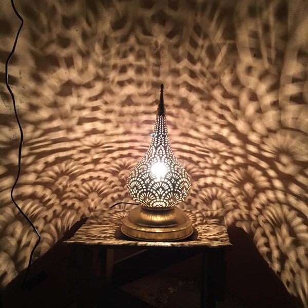 "Moroccan Silver Metal Handcrafted Pendant Floor Lamps 105"