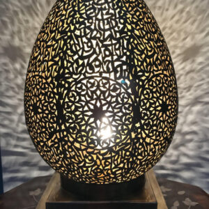 Moroccan Silver Metal Handmade Floor Lamp - Timeless Elegance