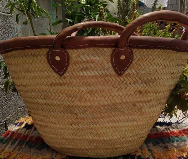 French Market Basket 122 | Eco-Friendly Handwoven Boho Accessory