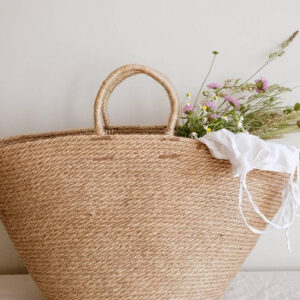 Exquisite Handcrafted French Market Basket | Eco-Friendly & Ethically Made
