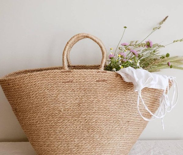 Exquisite Handcrafted French Market Basket | Eco-Friendly & Ethically Made