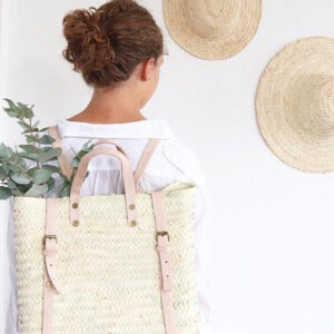 Handwoven Eco-Friendly French Market Basket