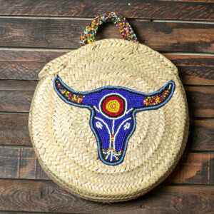 Handwoven French Market Basket 130 - Eco-Friendly and Versatile