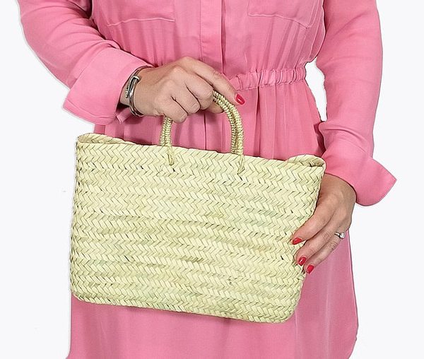 French Market Basket - Handwoven Eco-Friendly Style