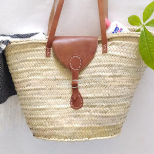 French Market Basket - Handwoven Eco-Friendly Alternative