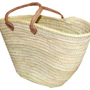 French Handwoven Market Basket - Eco-friendly & Stylish