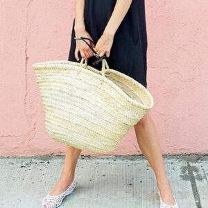 French Market Basket - Handcrafted Eco-Friendly Chic Tote