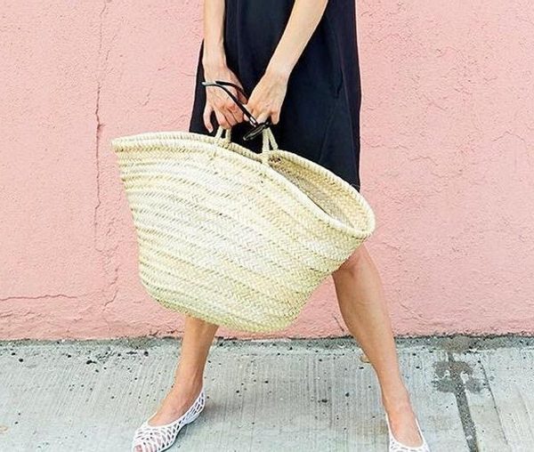French Market Basket - Handcrafted Eco-Friendly Chic Tote
