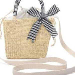 French Handwoven Market Basket | Eco-Friendly Moroccan Artistry