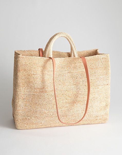Handwoven Moroccan Berber French Market Basket - Ethical & Stylish
