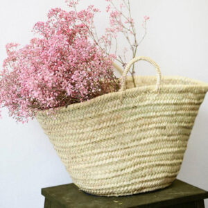 Handcrafted Eco-friendly French Market Basket - Chic Style Essential