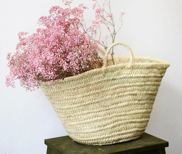 Handcrafted Eco-friendly French Market Basket - Chic Style Essential