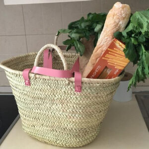Handwoven French Market Basket - Eco-friendly & Stylish