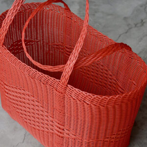 Chic Handwoven French Market Basket - Eco-Friendly & Sustainable