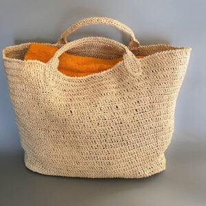 French Market Basket - Handcrafted Moroccan Eco-Friendly Tote