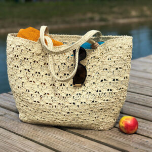 Eco-Friendly Handwoven French Market Basket | Stylish & Practical