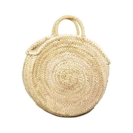 Handcrafted French Market Basket | Sustainable Moroccan Design