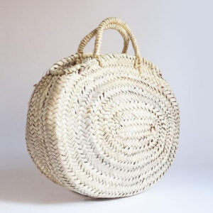 Handmade French Market Basket - Eco-Friendly Moroccan Berber Style