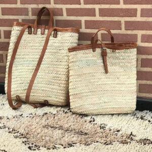 Eco-Friendly Handmade French Market Basket - Sustainable Style & Storage