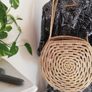 Handcrafted Moroccan Straw Handbag - Sustainable Fashion Essentials