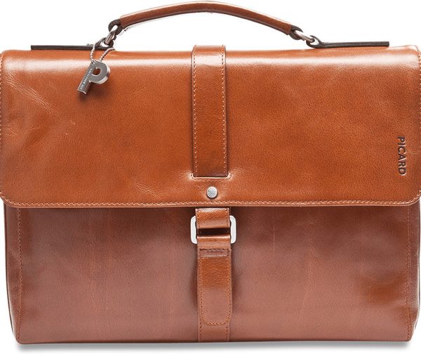 Premium Dark Tan Moroccan Leather Laptop Bag - Handcrafted Luxury Crossbody Bag.
