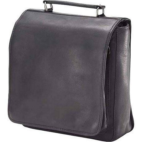 Luxurious Moroccan Leather Laptop Bag - Dark Brown