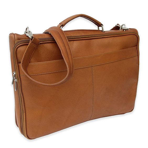 Handcrafted Dark Tan Moroccan Leather Laptop Bag - Elegant and Functional