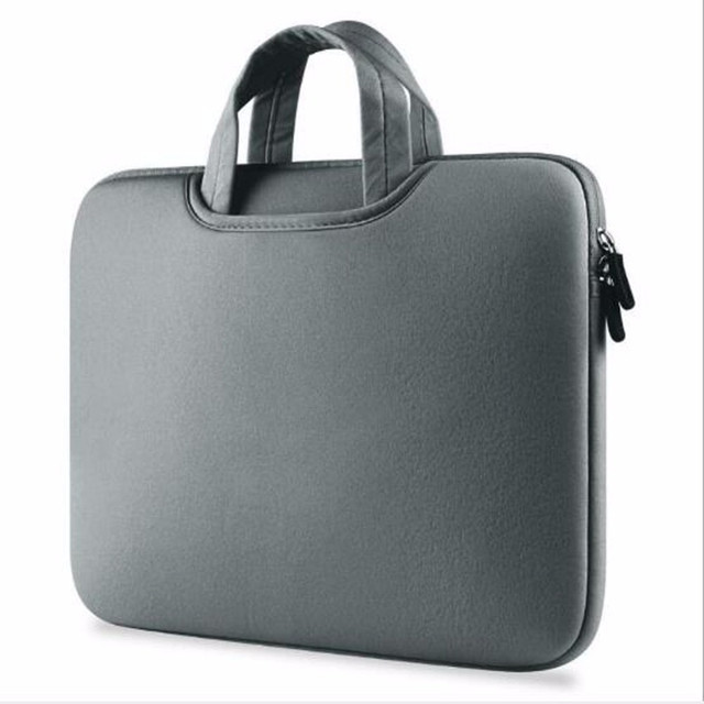 Gray Handmade Moroccan Leather Laptop Bag | Fez Tanneries