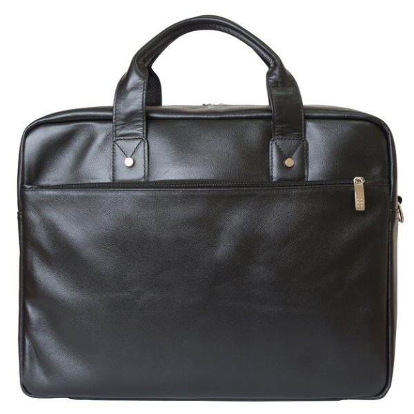 Moroccan Leather Laptop Bag - Handcrafted Professional Carry All