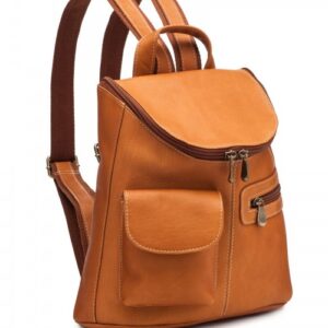 Moroccan Handcrafted Brown Leather Backpack | Fashionable and Functional